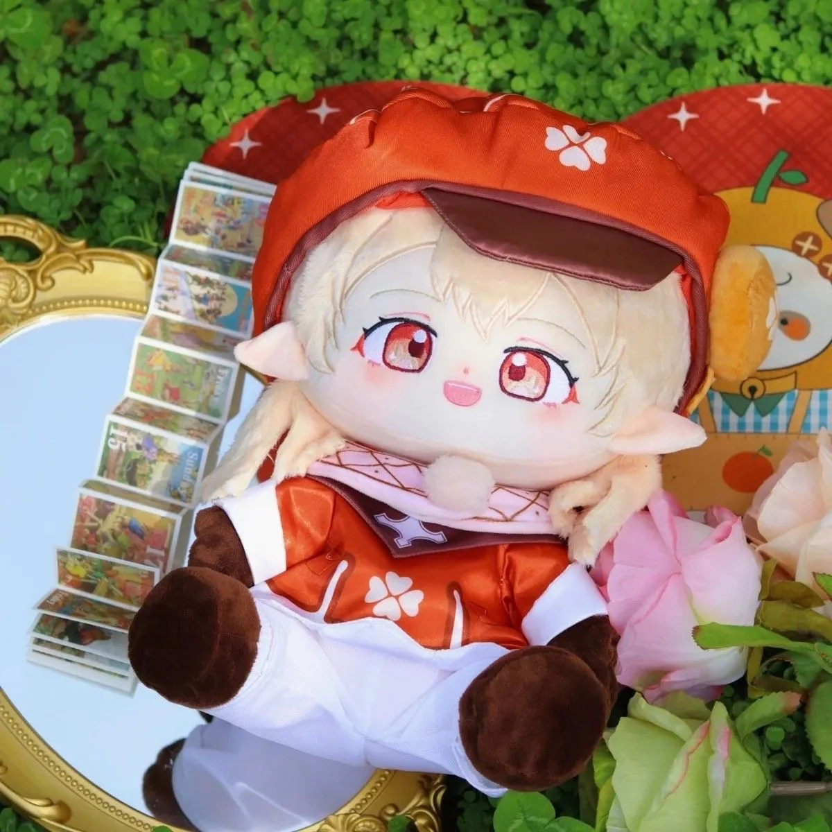 【Flash Sale】Smile House Fanart Cute Kid Doll With Hat Plushies 30CM Plush Doll - Image 3