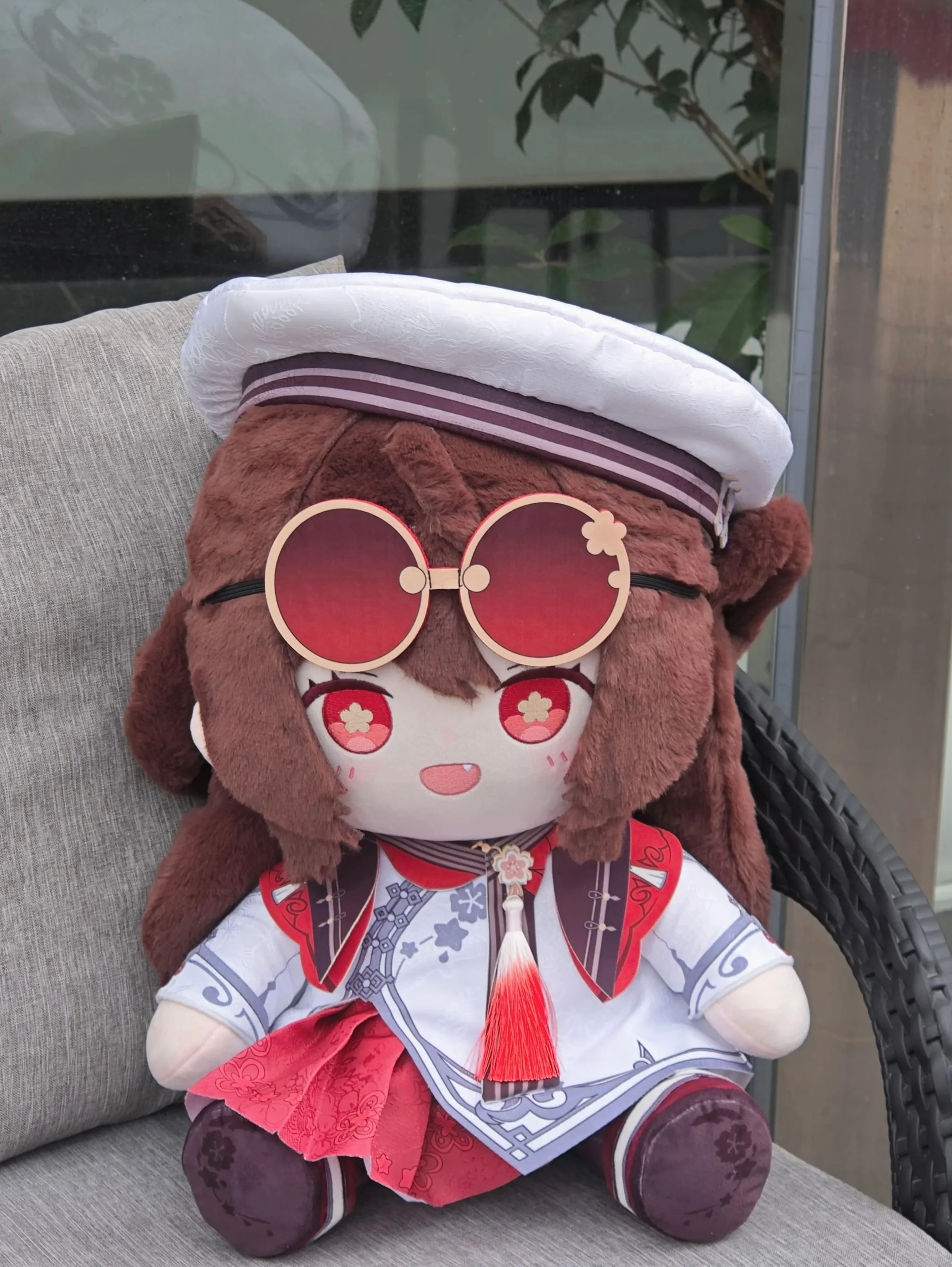 【Free Shipping】Smile House Fanart Plushtoy Plushies Cherries Snow-Laden Big Eyes 40CM Plush Doll - Image 2
