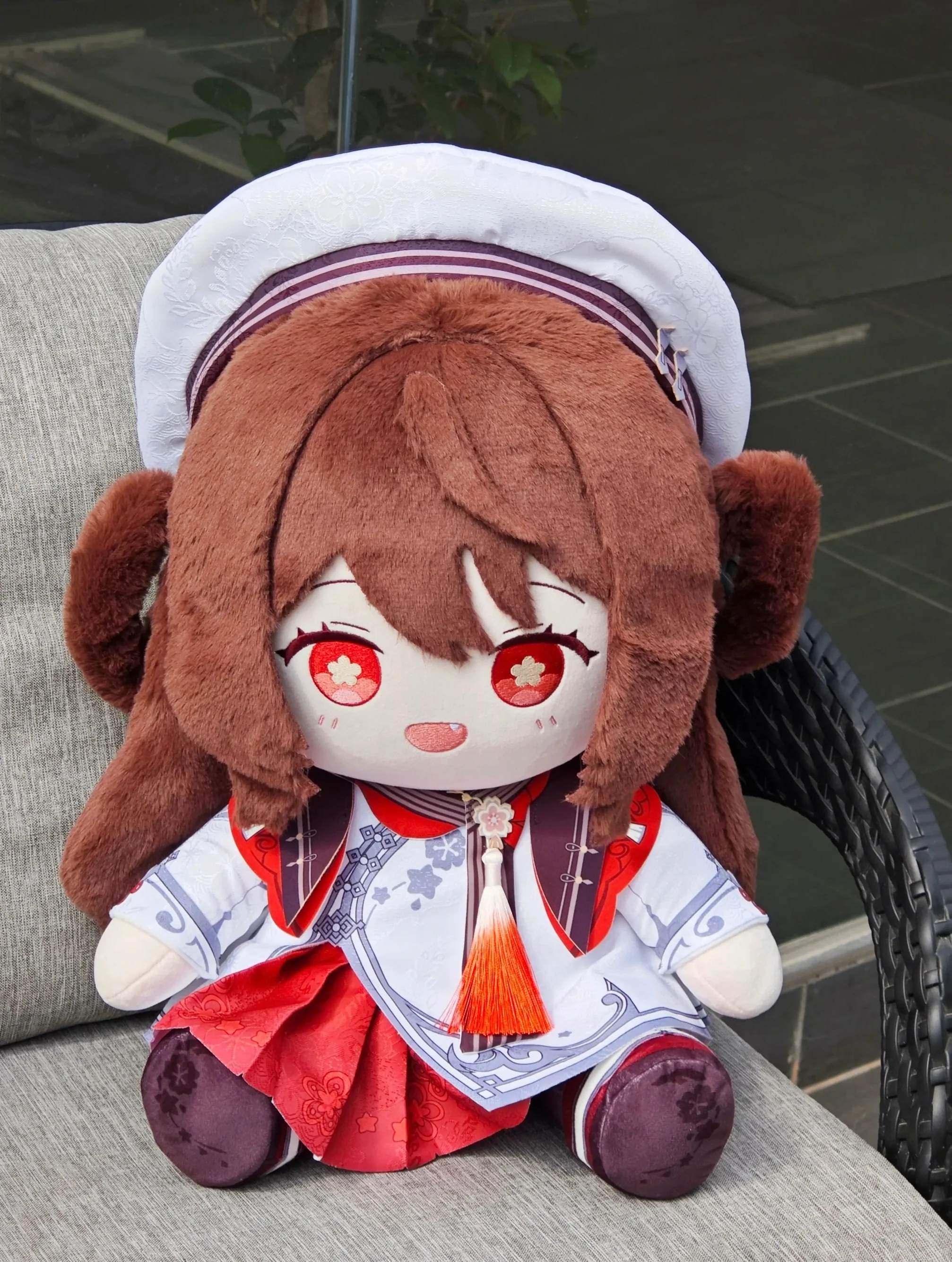 【Free Shipping】Smile House Fanart Plushtoy Plushies Cherries Snow-Laden Big Eyes 40CM Plush Doll - Image 3
