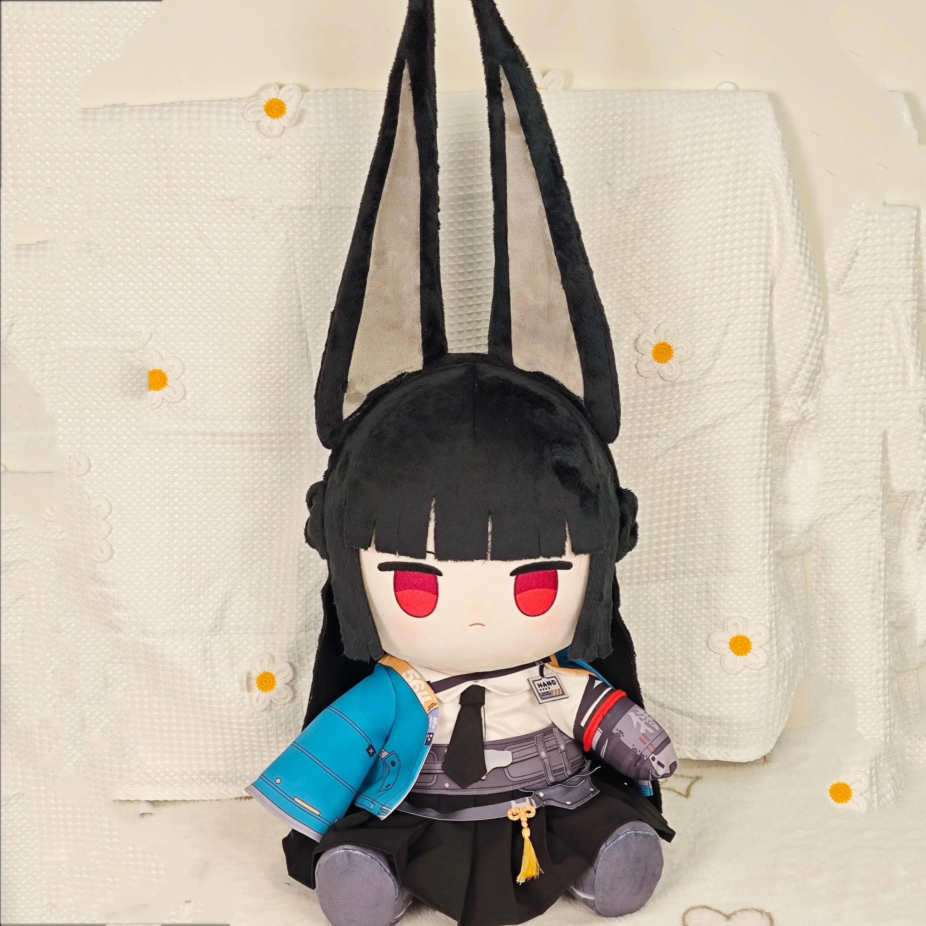 [In Stock] Smile House Fanart Plushtoy With Long Ears Removable Hairband Plushies Big Eyes Ver Plush Doll 40CM - Image 3