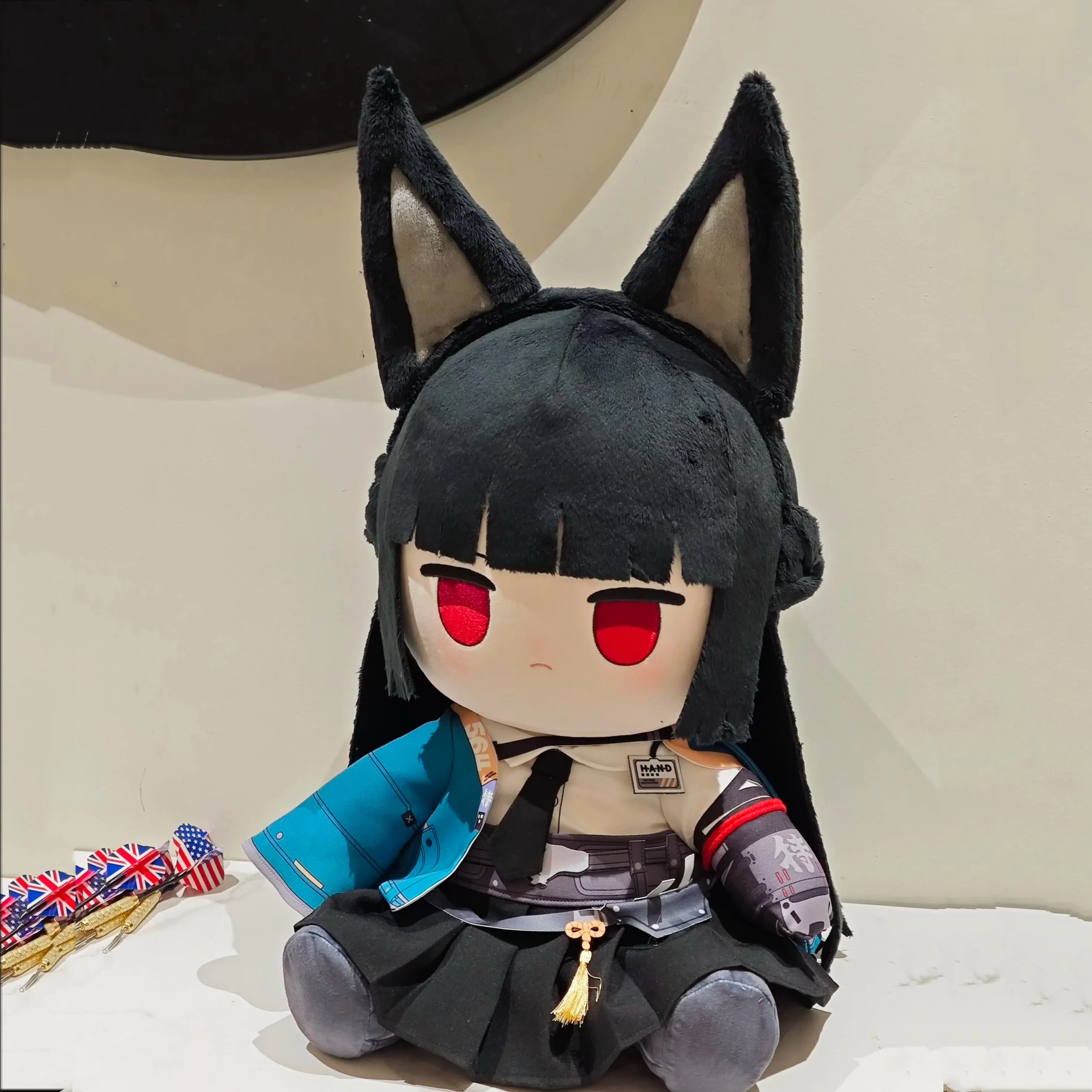 [In Stock] Smile House Fanart Plushtoy With Long Ears Removable Hairband Plushies Big Eyes Ver Plush Doll 40CM - Image 4