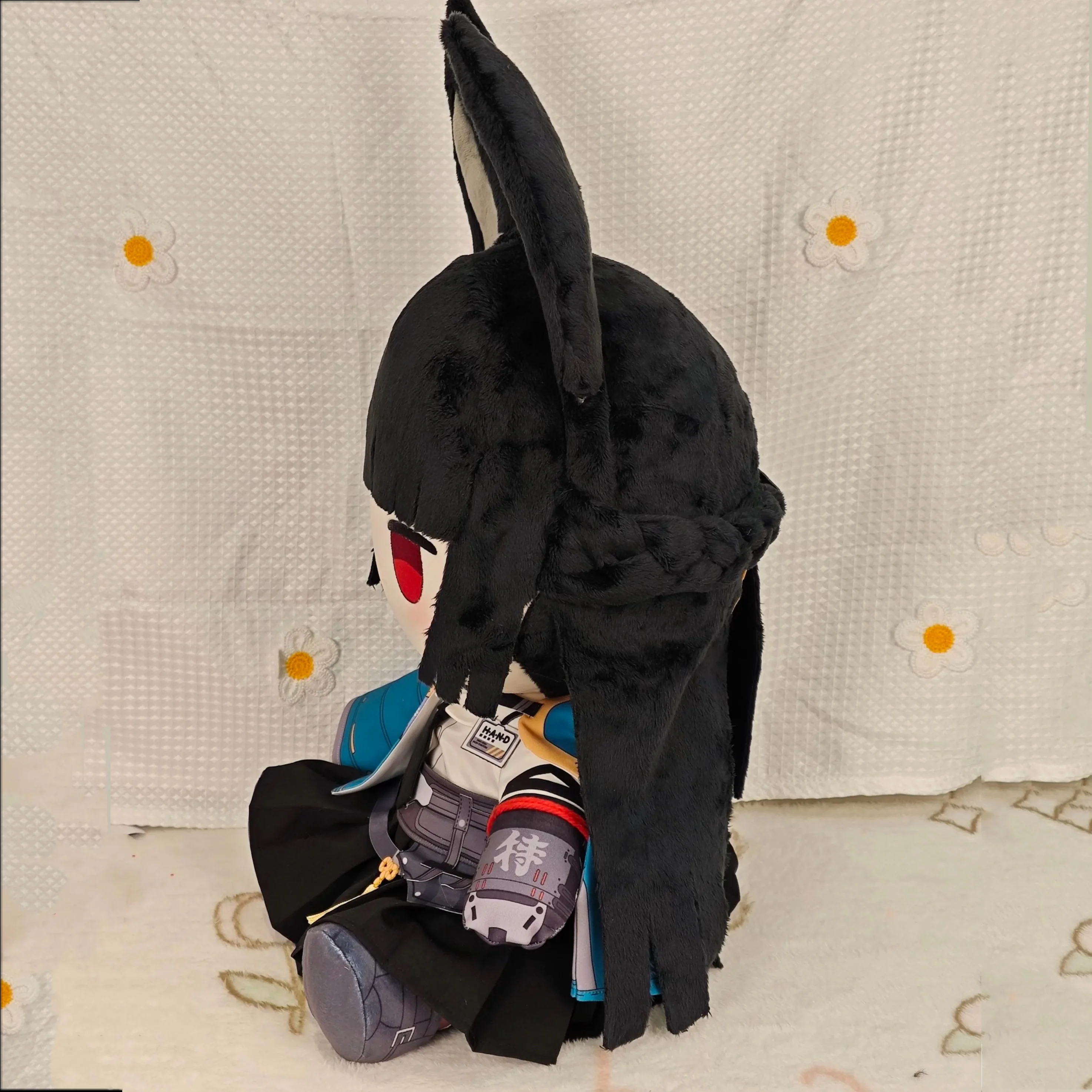 [In Stock] Smile House Fanart Plushtoy With Long Ears Removable Hairband Plushies Big Eyes Ver Plush Doll 40CM - Image 5