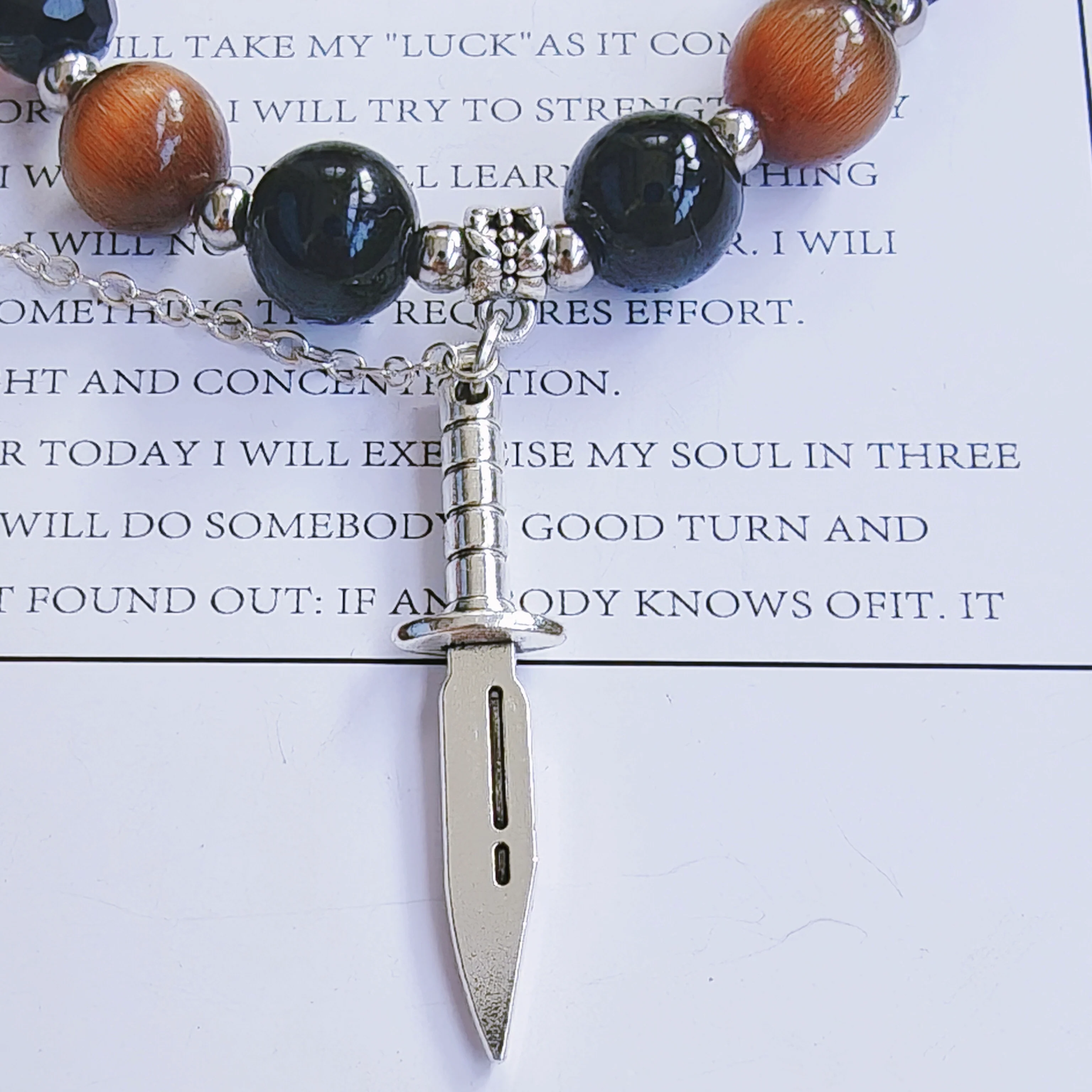 Free Shipping Smile House Fanmade Female Dark Inspired Round Bracelet - Image 3