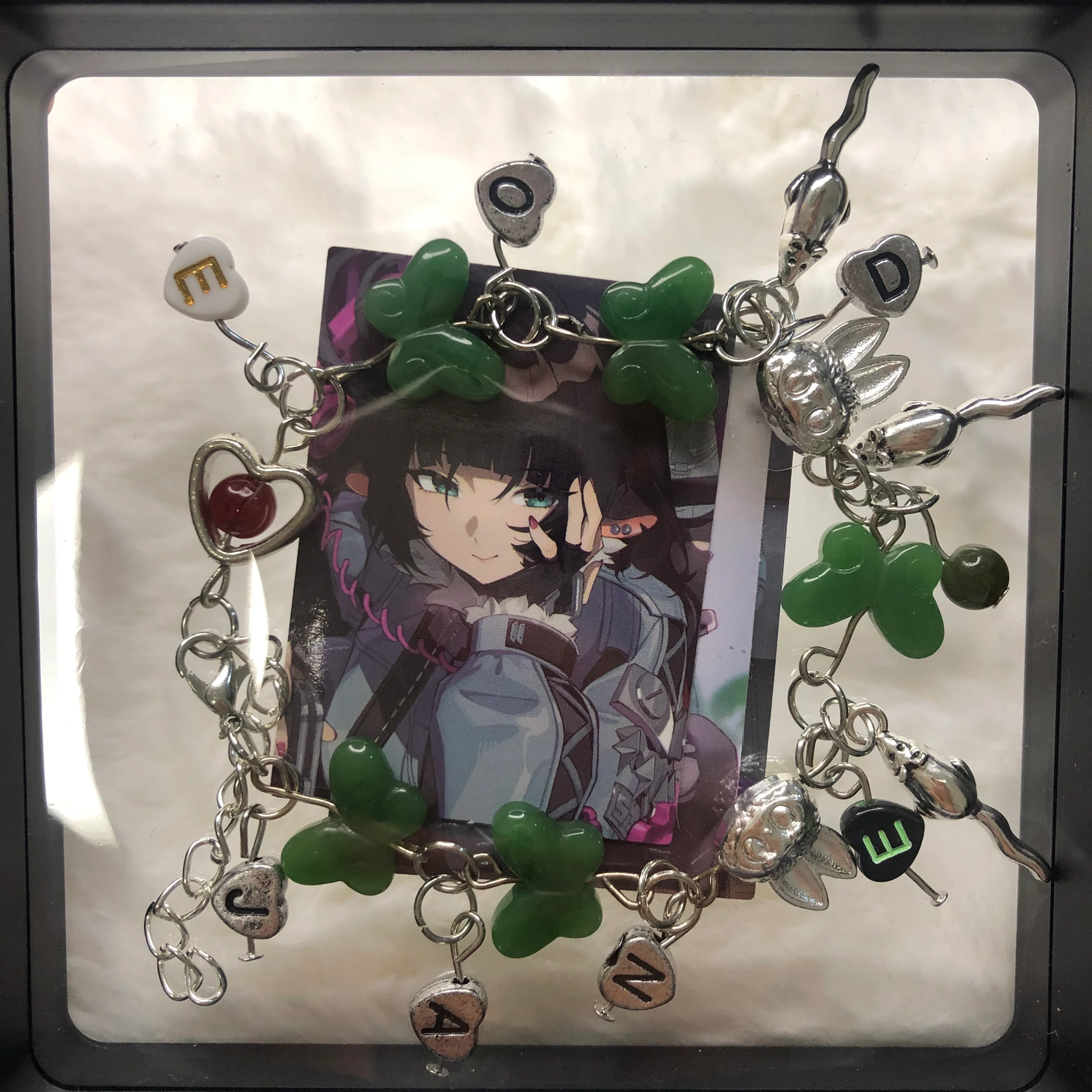 Free Shipping Smile House Fanmade Handmade Rat  Inspired Flat Beads Bracelet - Image 4