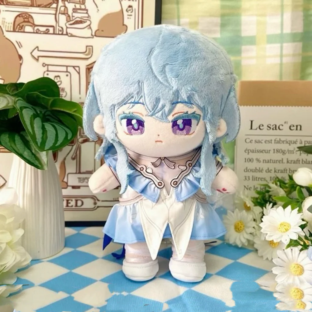 Free Shipping Smile House Fanrt Plushies Blue Scarf Middle Size Plush Doll 20CM - Image 4