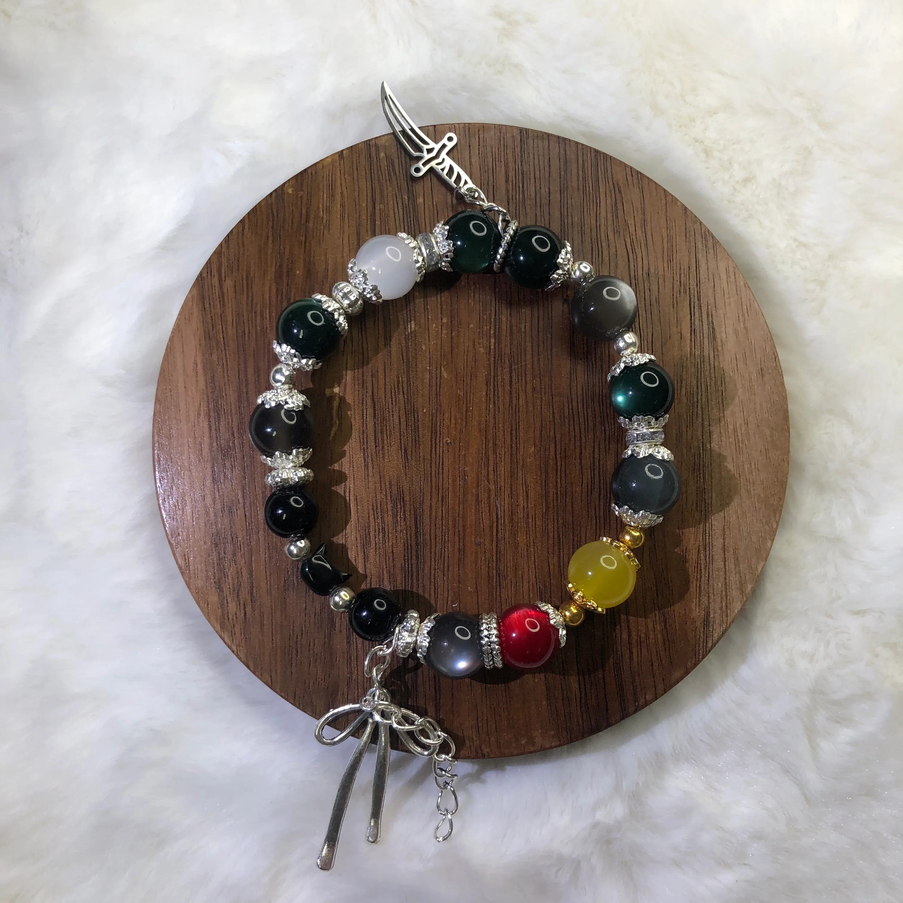 Free Shipping Smile House Handemade Fanmade Female Inspired Round Bracelet - Image 4