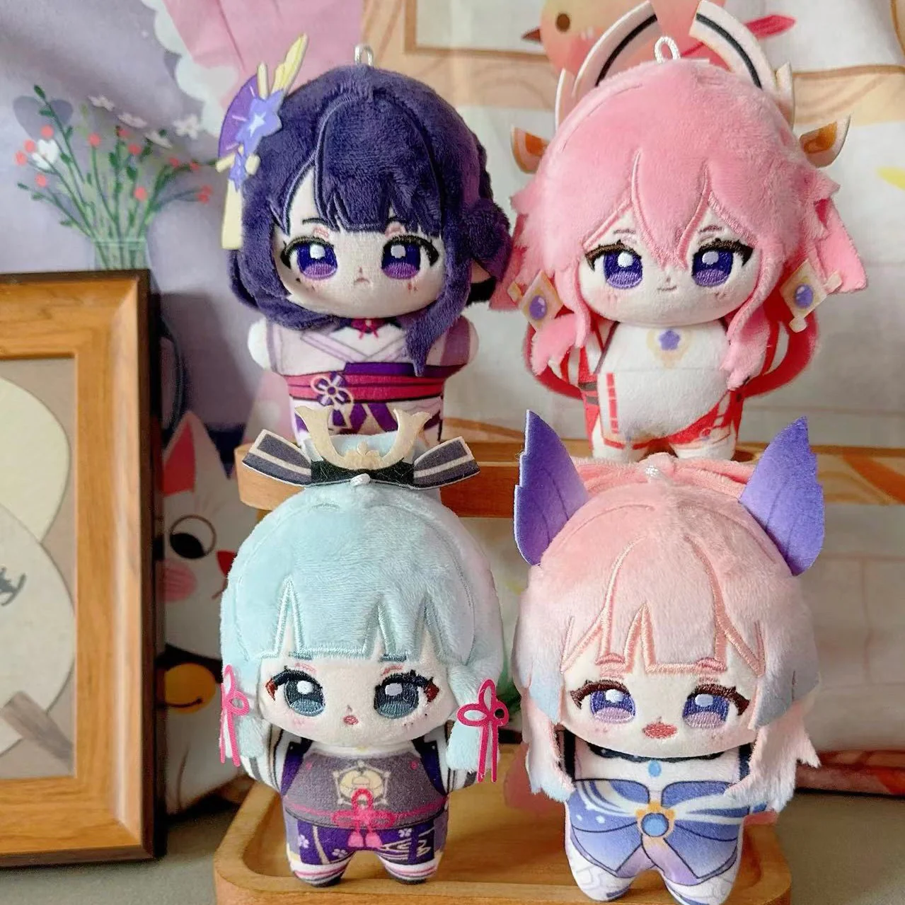 Smile House 4 Types Cute Palm-sized doll 12CM Plush Doll - Image 2