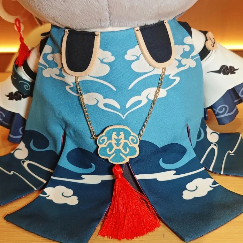 Smile House Fanart Blue Hair Plushtoy Fuhua 40CM Staring Eyes Plush Doll - Image 6