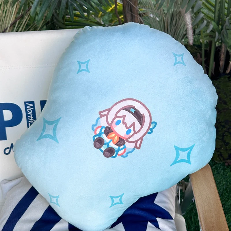 Smile House Fanart Blue Pillow Game Image Plush Doll 38CM - Image 3