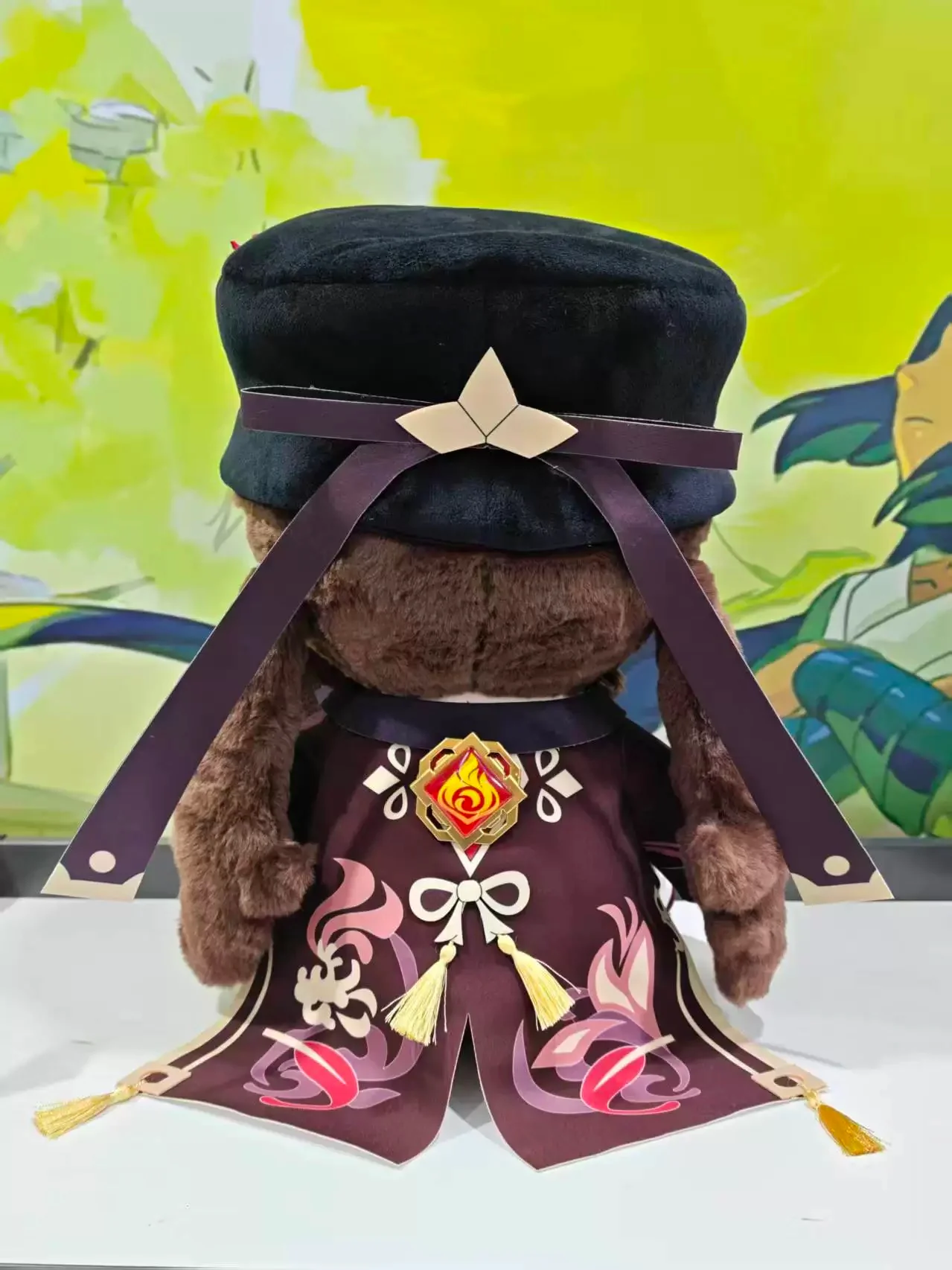 Smile House Fanart Brown Plushies 40CM Big Eyes With Hat Plush Doll Style4 - Image 5