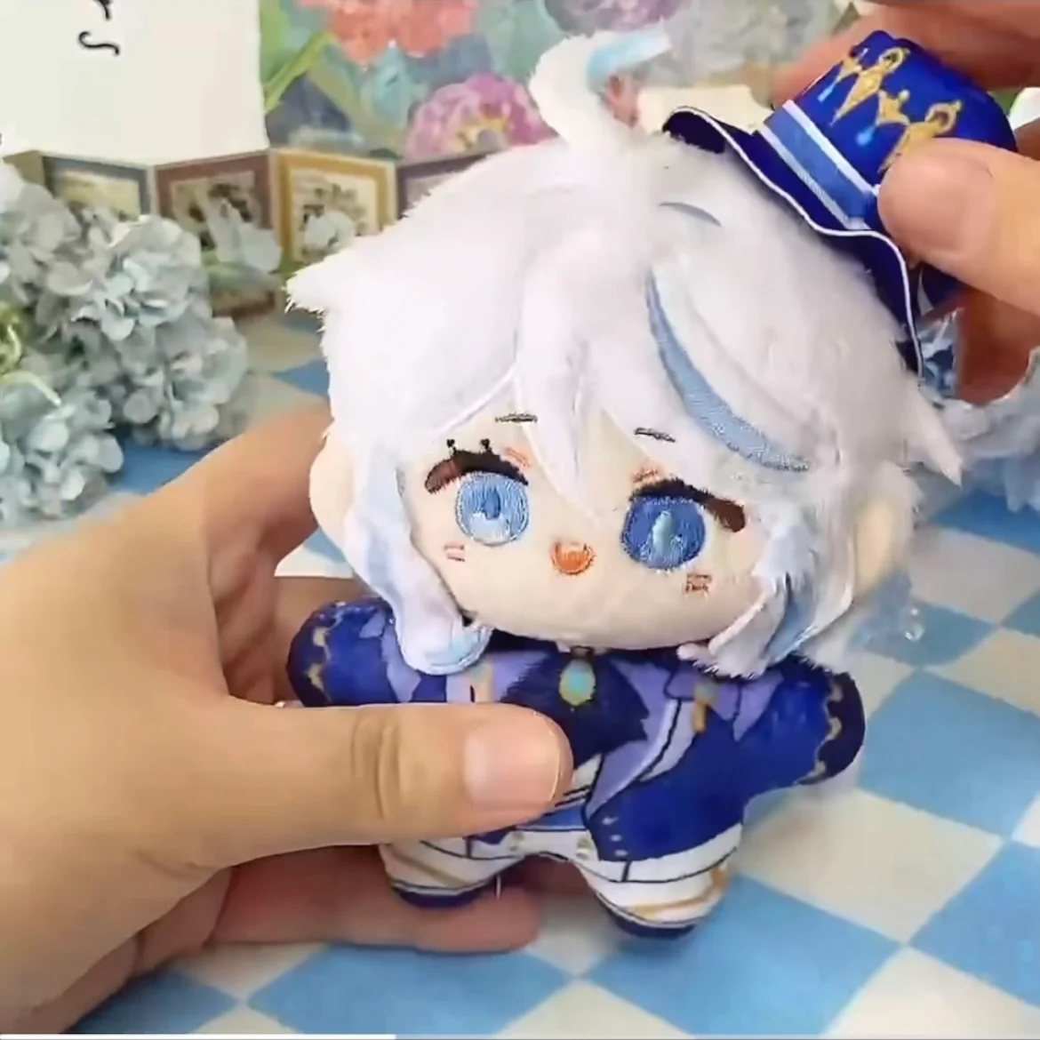Smile House Fanart Cute 12CM Plush Doll Starfish Body - Image 3