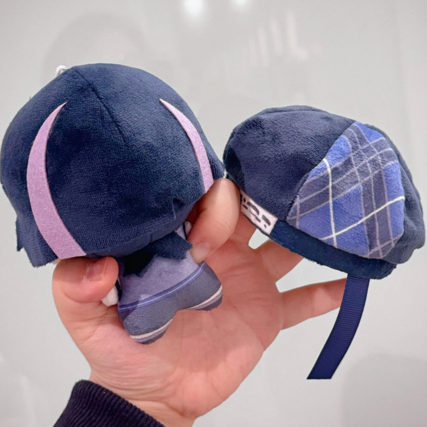 Smile House Fanart Cute Small Size Male Removable Hat 12CM Plush Doll With Hat - Image 2