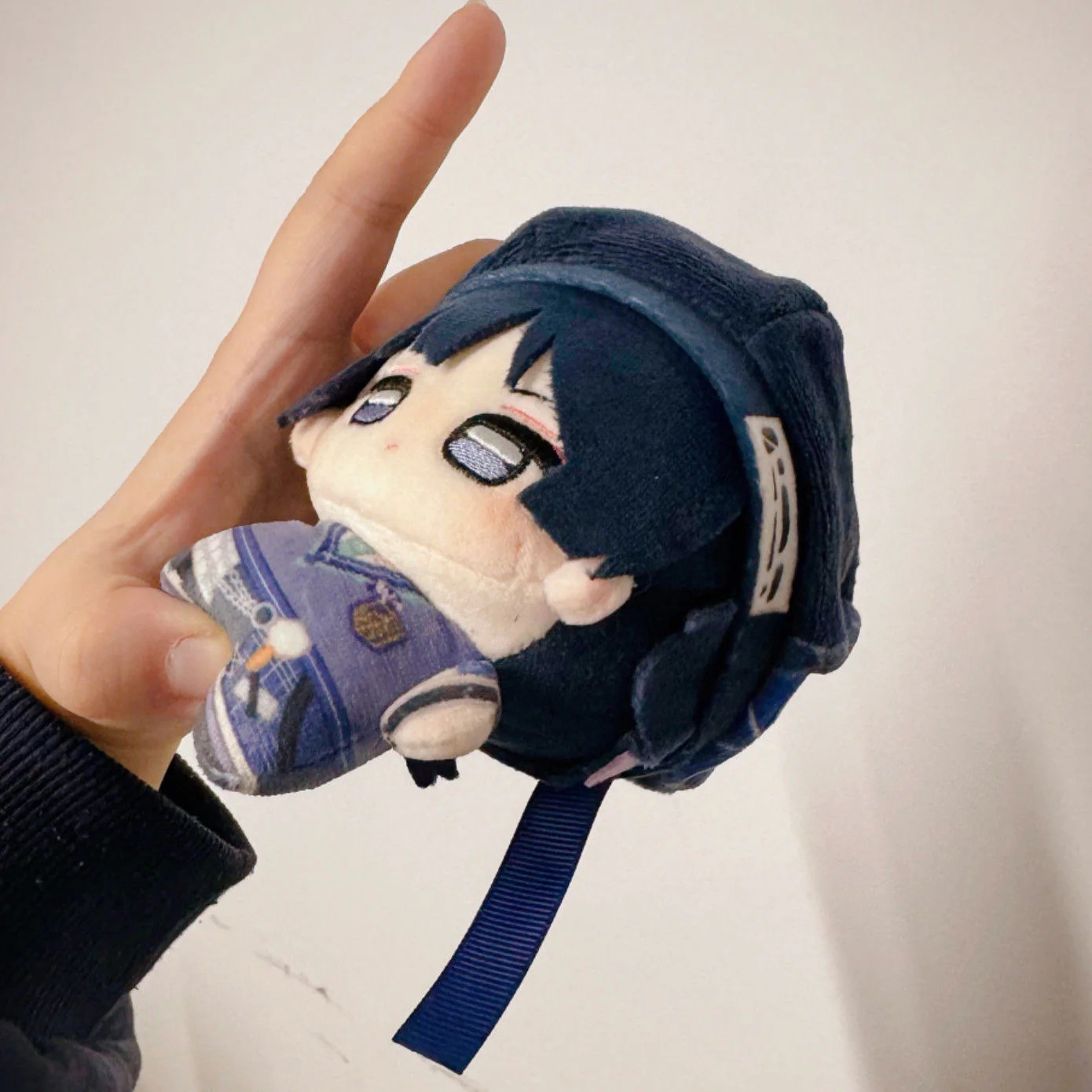 Smile House Fanart Cute Small Size Male Removable Hat 12CM Plush Doll With Hat - Image 4
