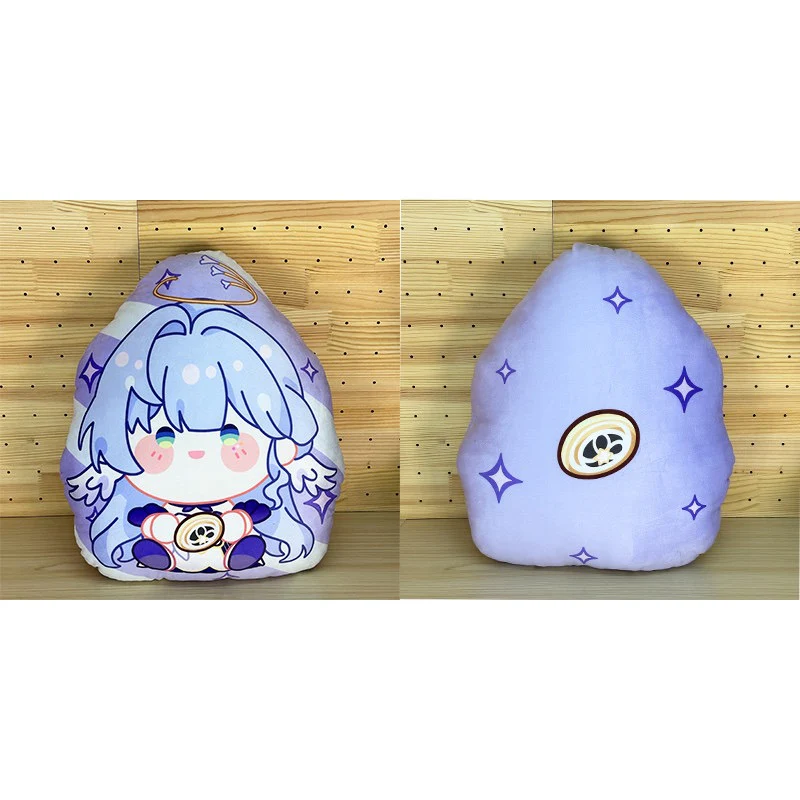 Smile House Fanart Double Sides Blue Pillow Plush Doll 38CM - Image 4