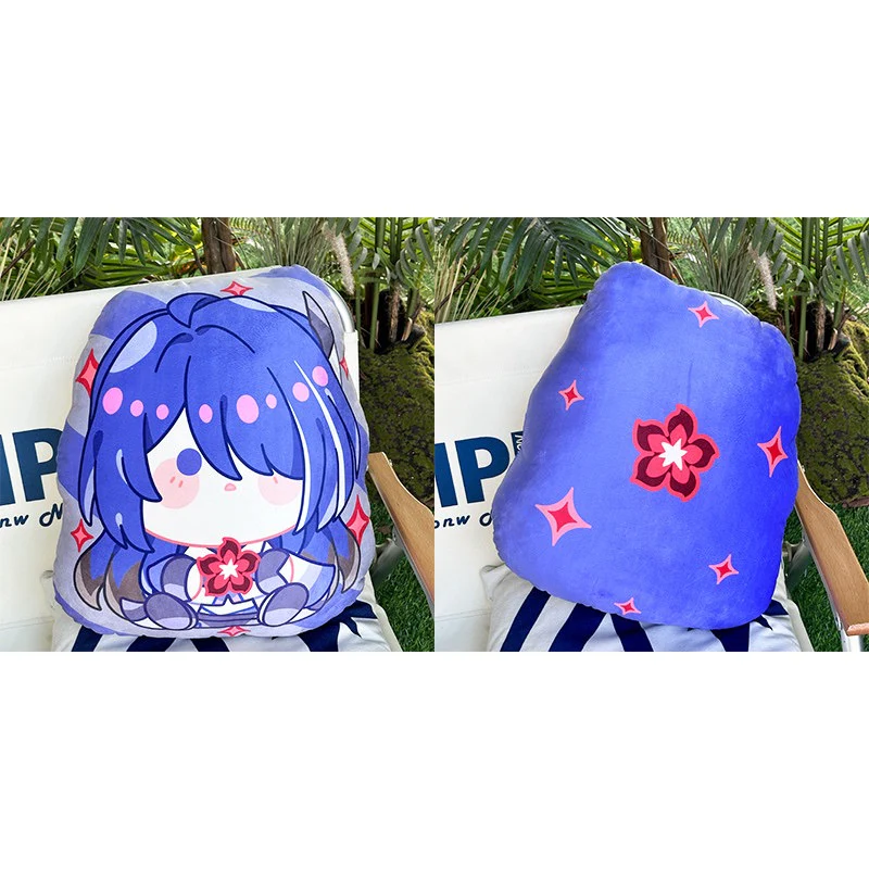 Smile House Fanart Double Size Dark Blue Pillow Plush Doll 38CM - Image 4