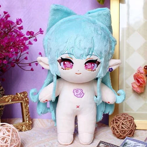 Smile House Fanart Dream Girl Blue Hiar Plushies  20CM Plush Doll - Image 2