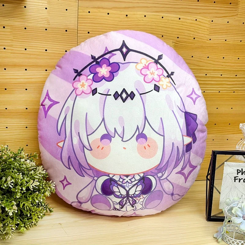 Smile House Fanart Eight Characters Double Side Pillow Plush Doll 38CM - Image 10