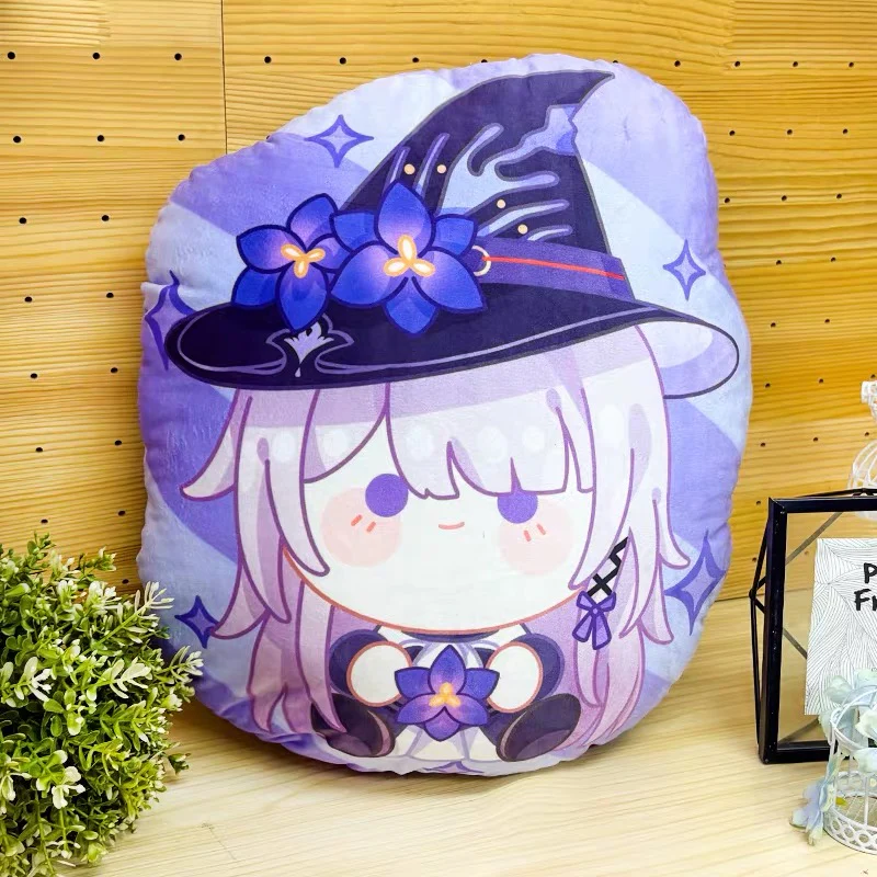 Smile House Fanart Eight Characters Double Side Pillow Plush Doll 38CM - Image 2