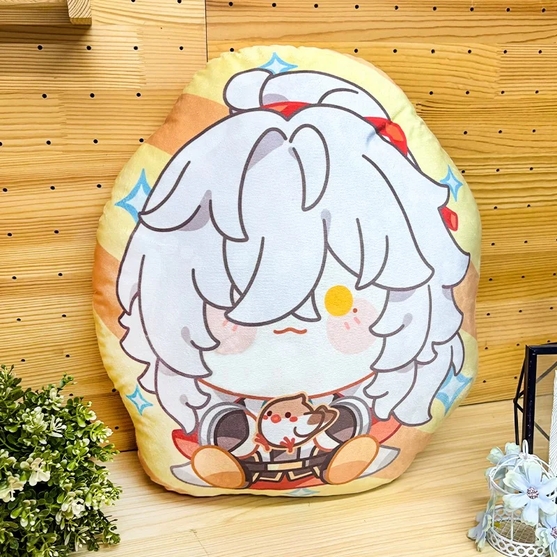 Smile House Fanart Eight Characters Double Side Pillow Plush Doll 38CM - Image 6