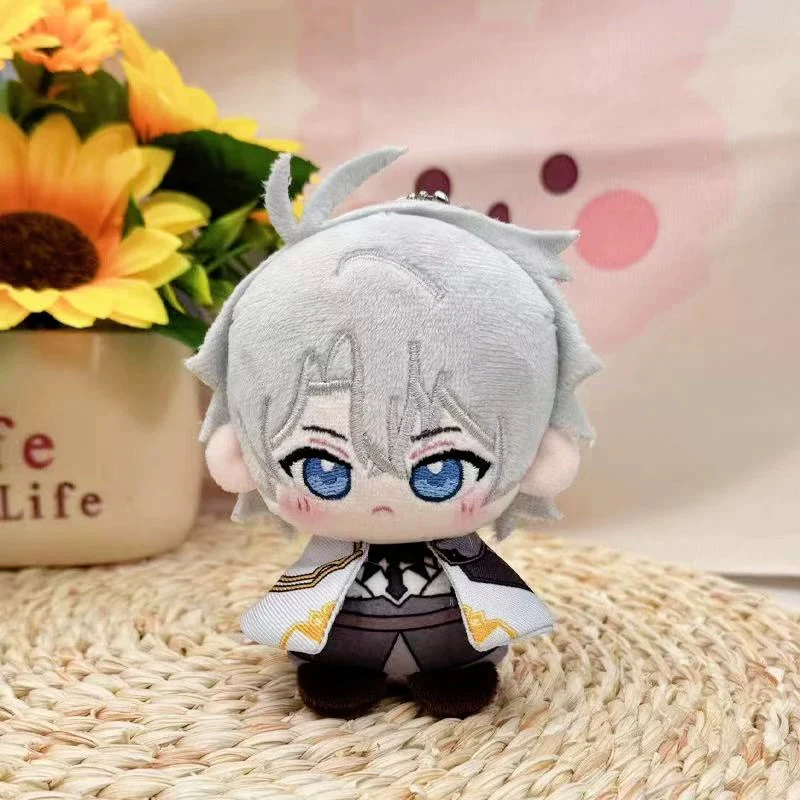 Smile House Fanart  Four Styles Yellow Pink Green White Hair Plushies 12CM Cloak Plush Doll - Image 4
