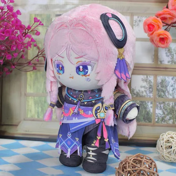 Smile House Fanart Girl Plushies  Pink Hair 20CM Plush Doll - Image 3