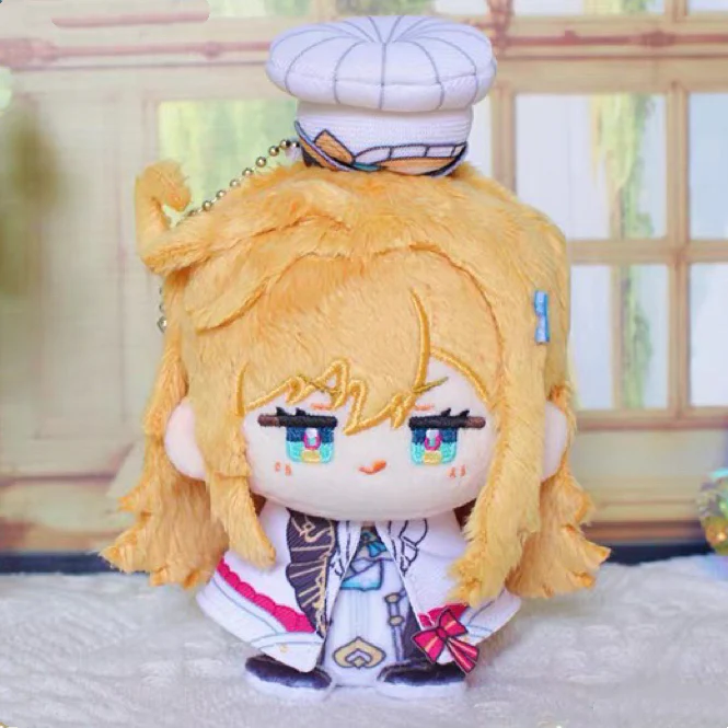 Smile House Fanart Girl Plushtoy Plushies Pink Hair Yellow Cloak Plush Doll 12CM - Image 3