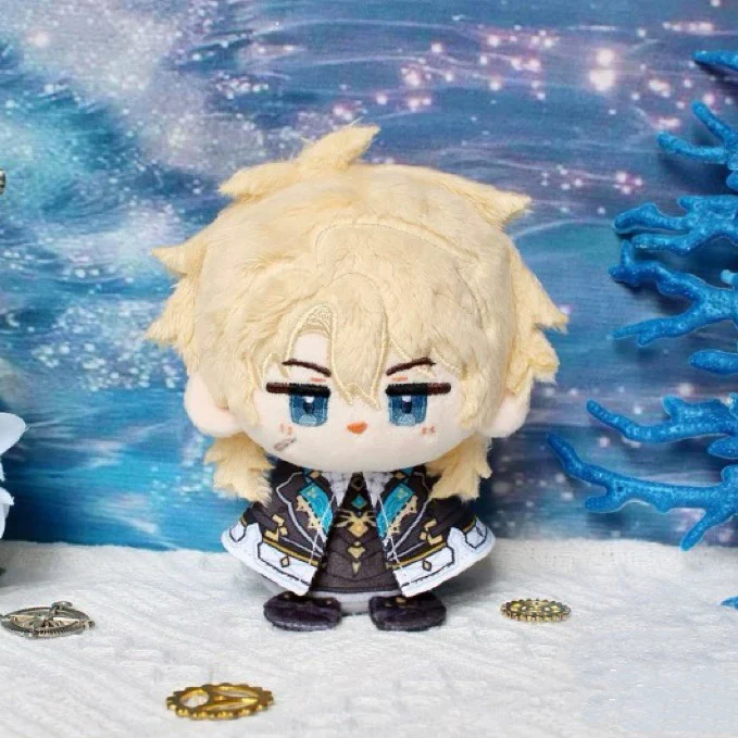 Smile House Fanart God Hair Horns Blue Hair Plushies Cloak Plush Doll - Image 4