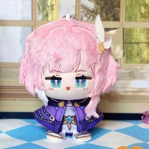 Smile House Fanart God Hiar Pink Hair Cloak Plush Doll 12CM - Image 3