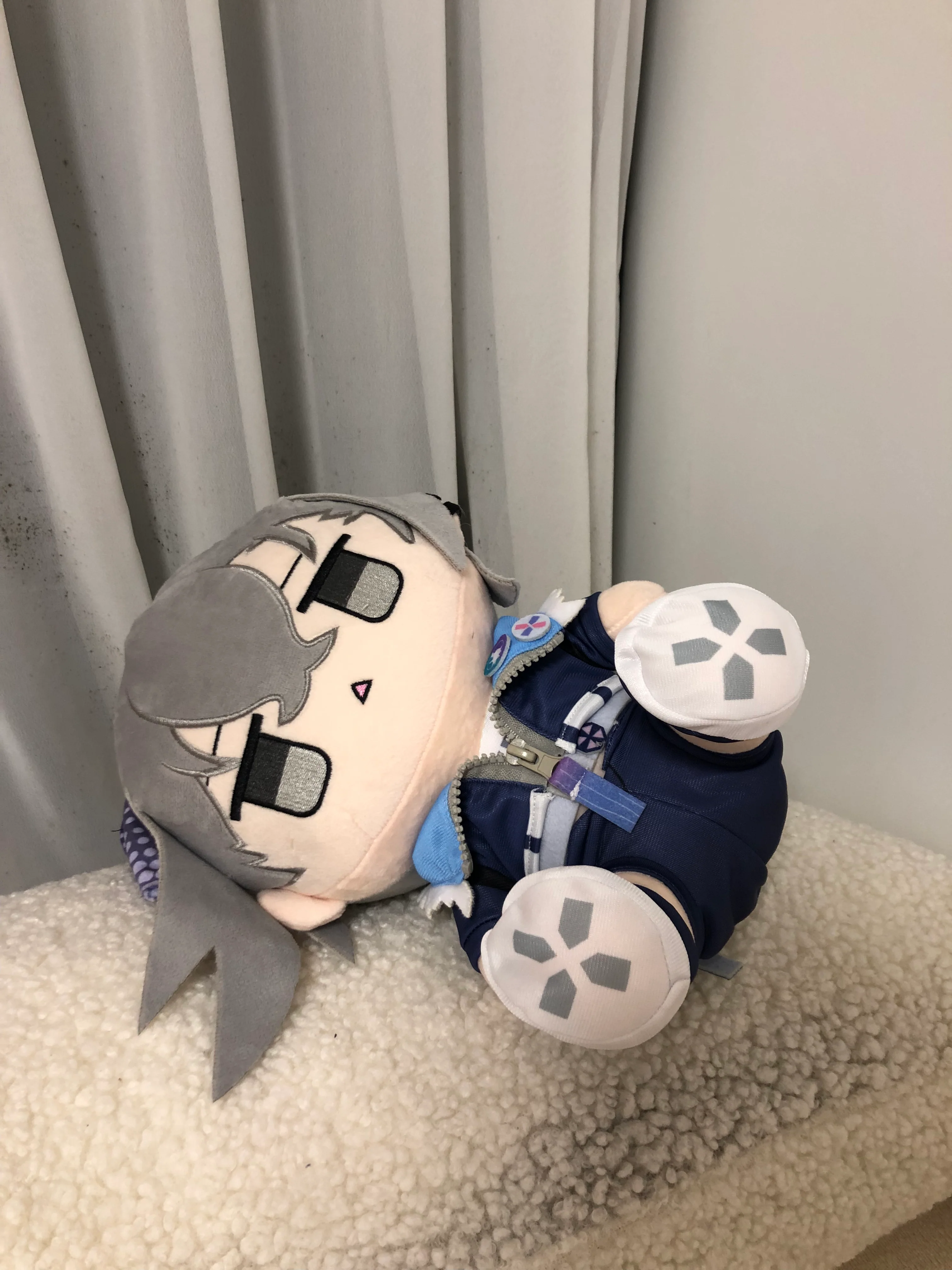 Smile House Fanart Grey Hair Plushies Wolf 30CM Plush Doll - Image 7