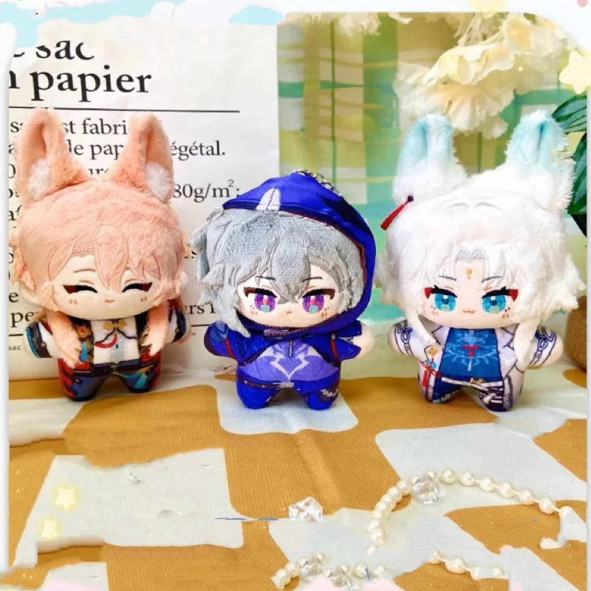 Smile House Fanart HX Style Plushies Ears Purple Red White 12CM Plush Doll - Image 2