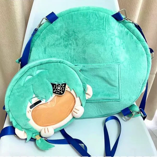 Smile House Fanart Ita Bag Green Smile Backpack Crossbody Bag - Image 2
