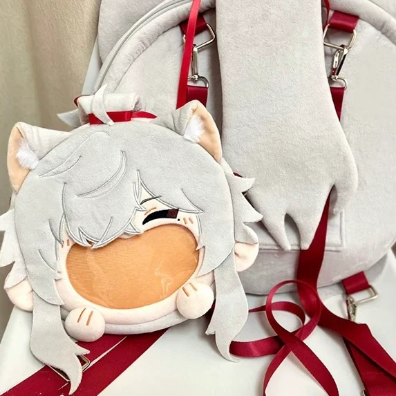 Smile House Fanart Ita Bag Male Cat Ear Crossbody Bag Backpack - Image 3