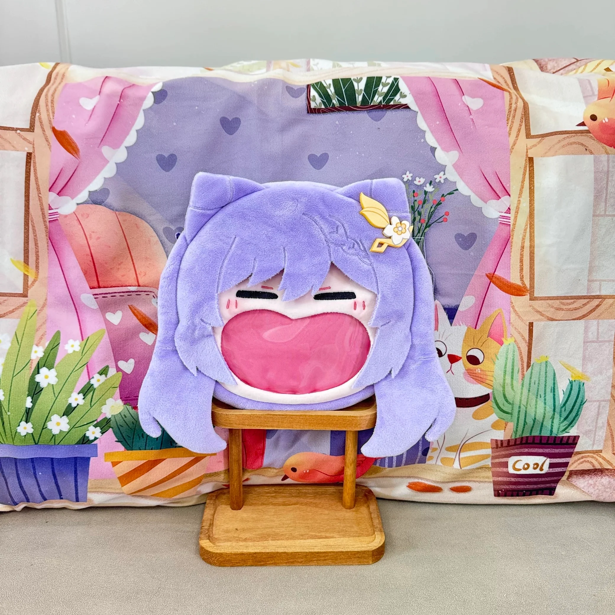 Smile House Fanart Ita Bags Purple Crossbody Bag Backpack - Image 2