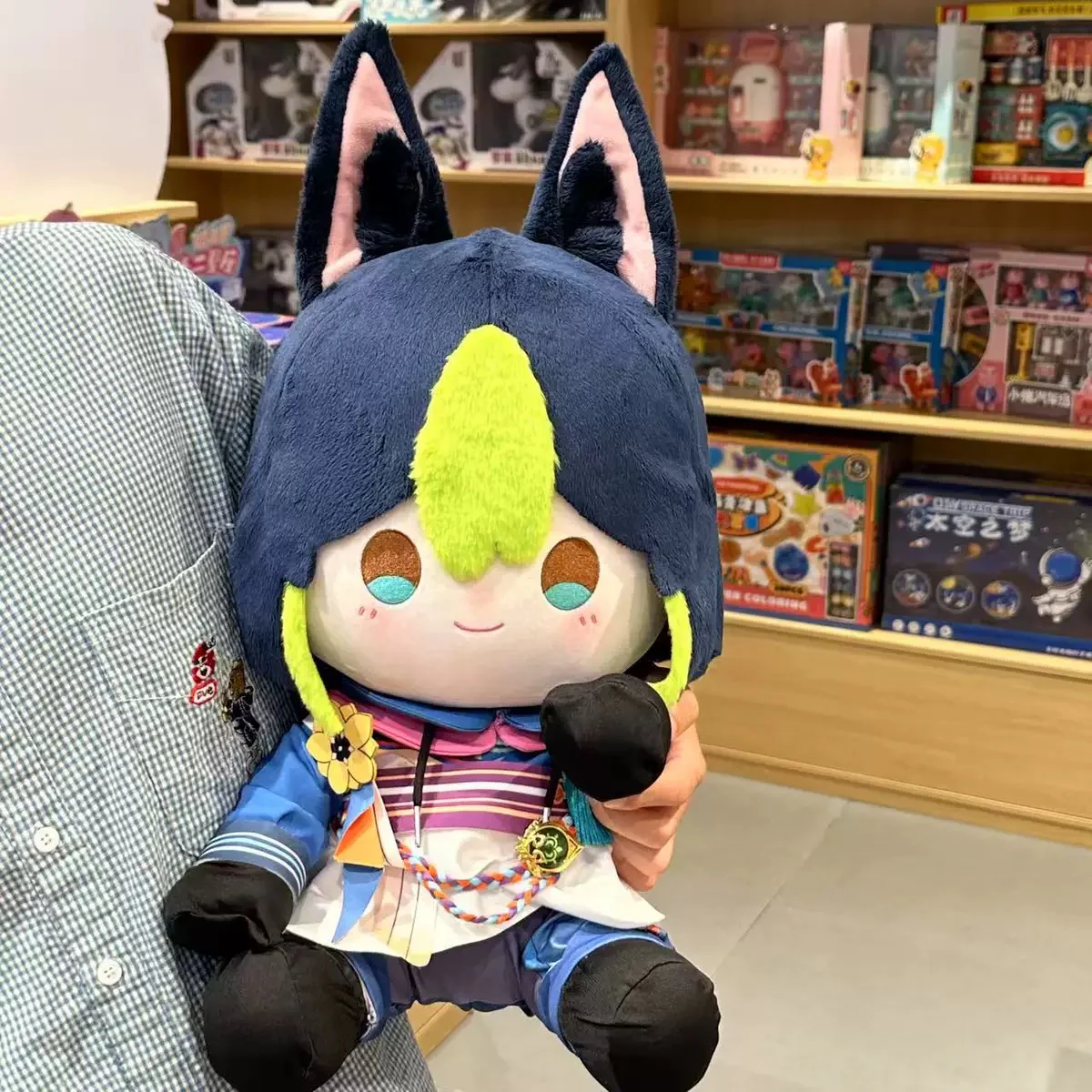 Smile House Fanart Long Ears Black And Green Plushies Staring 40CM Plush Doll - Image 2