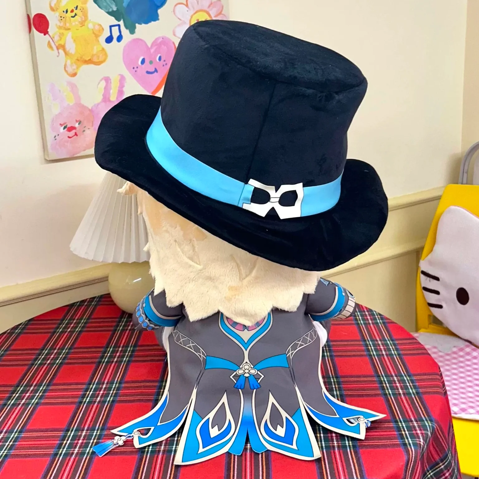 Smile House Fanart Male Plushies Cat Ears With Hat 40CM Plush Doll With Hat - Image 4