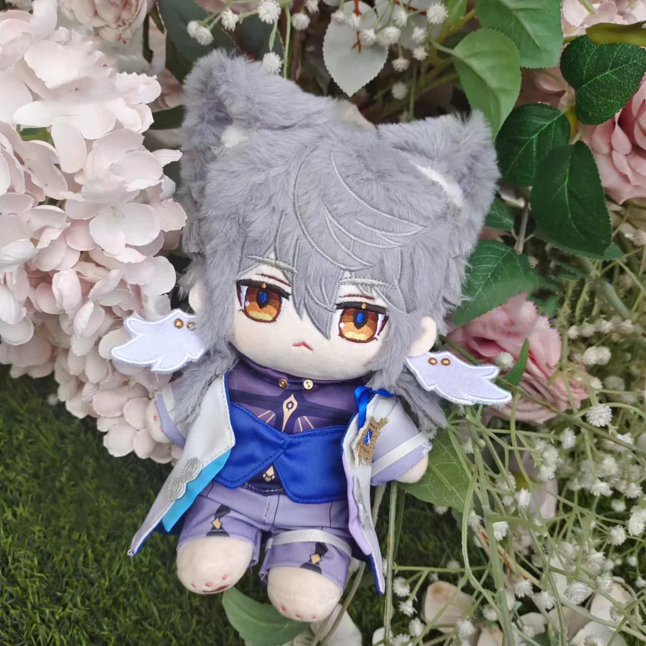 Smile House Fanart Male Plushtoy Staring Cat Middle Size 20CM Plush Doll - Image 4