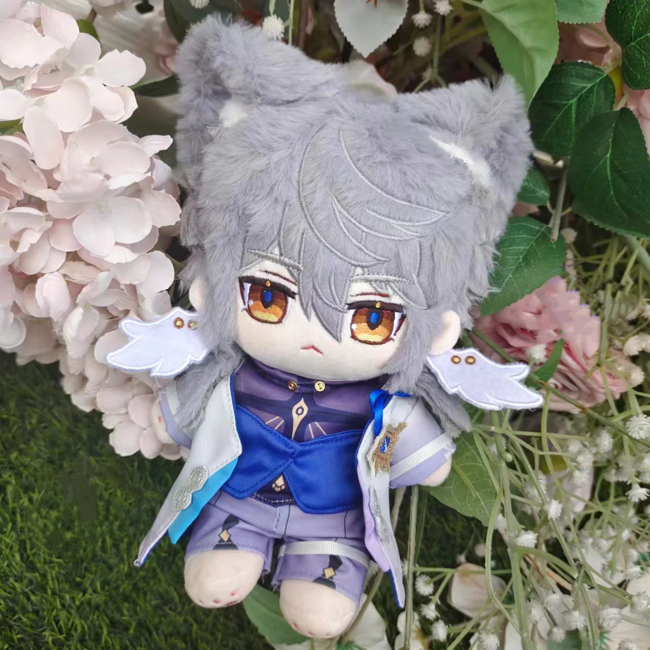 Smile House Fanart Male Plushtoy Staring Cat Middle Size 20CM Plush Doll - Image 5