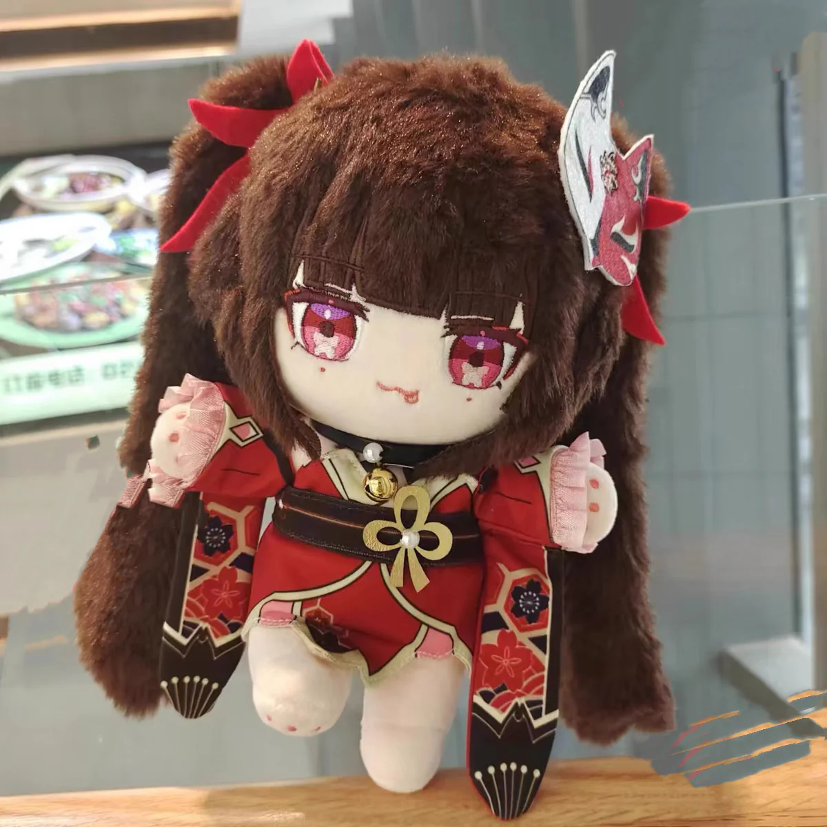 Smile House Fanart Middle Size Red Clothes Cloak Plushies Plush Doll 20CM - Image 3