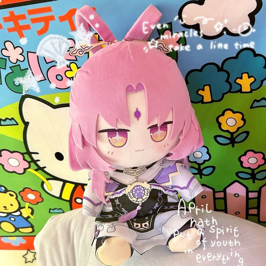 Smile House Fanart Pink Hair With Clothes Plushies 30CM Plush Doll - Image 6