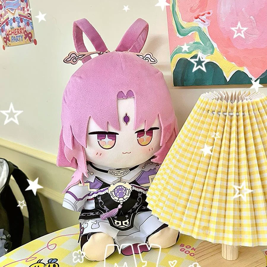 Smile House Fanart Pink Hair With Clothes Plushies 30CM Plush Doll - Image 8