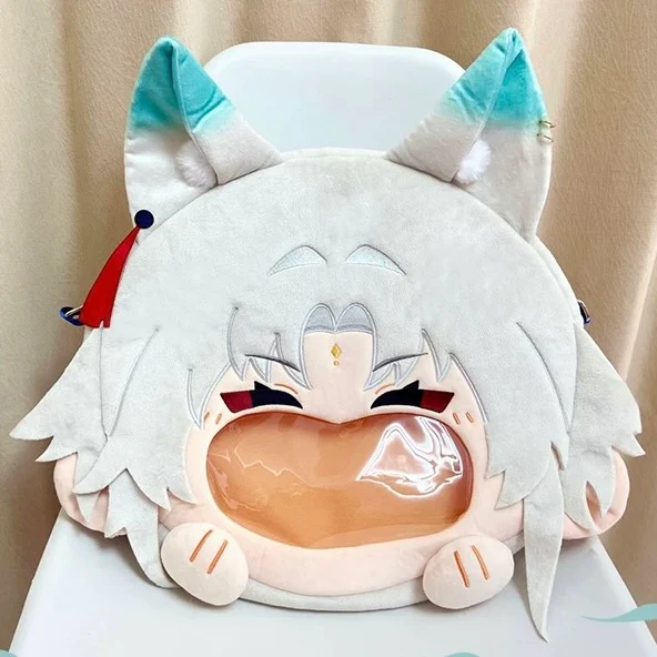 Smile House Fanart Plush Bag Cat Crossbody Bag Backpack - Image 2