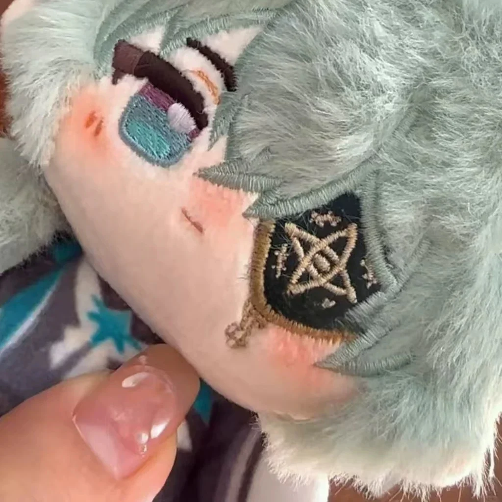 Smile House Fanart Plush Toy Green Hair Cute Plushies 12CM Plush Doll - Image 4