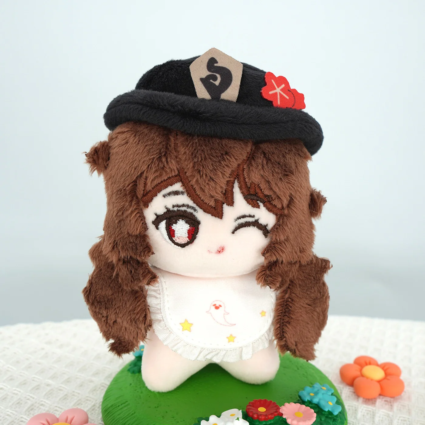 Smile House  Fanart Plushie  Cute Plush Doll 12 CM Brown Hair - Image 6