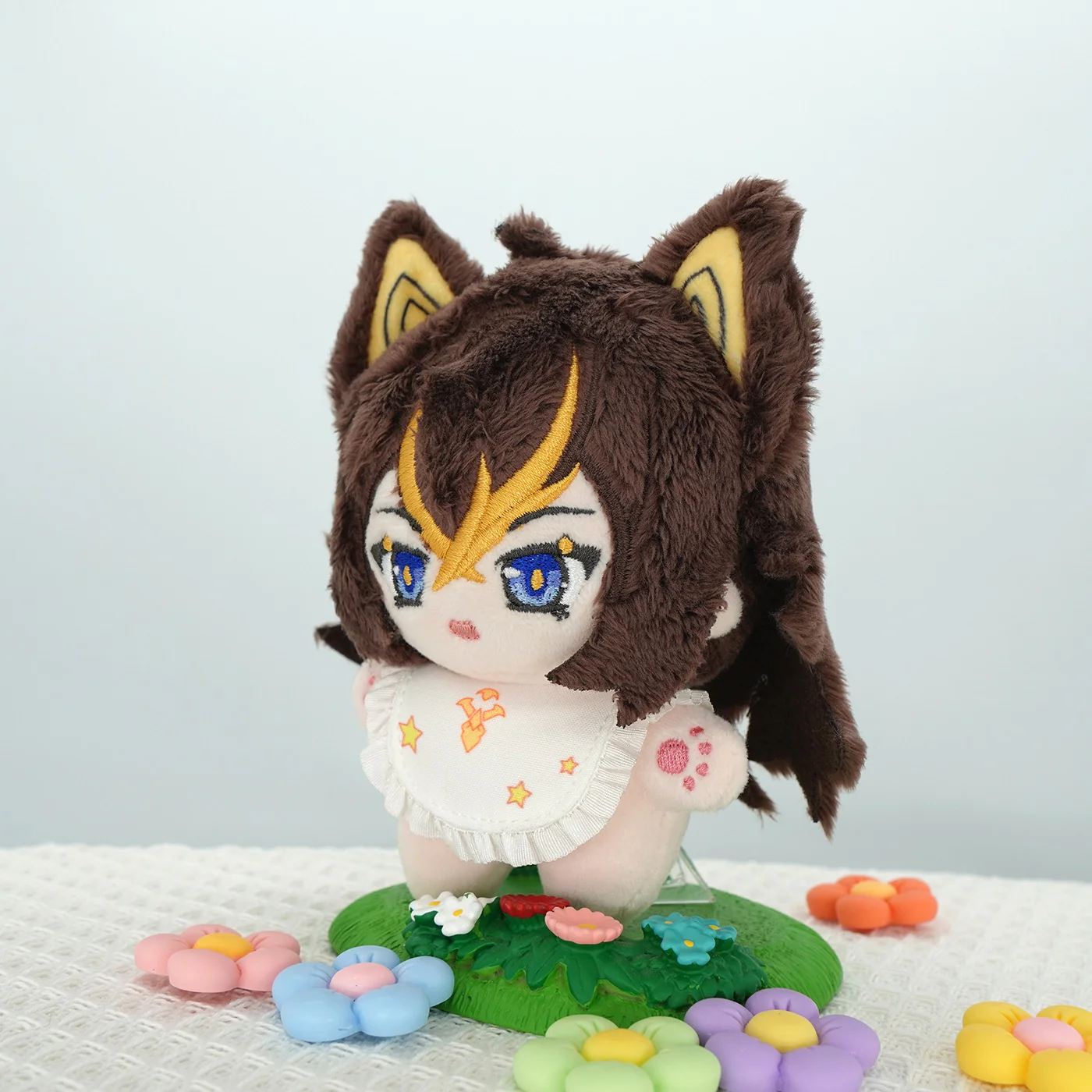Smile House Fanart Plushie  Cute Plush Doll 12 CM  Erect Ears - Image 2