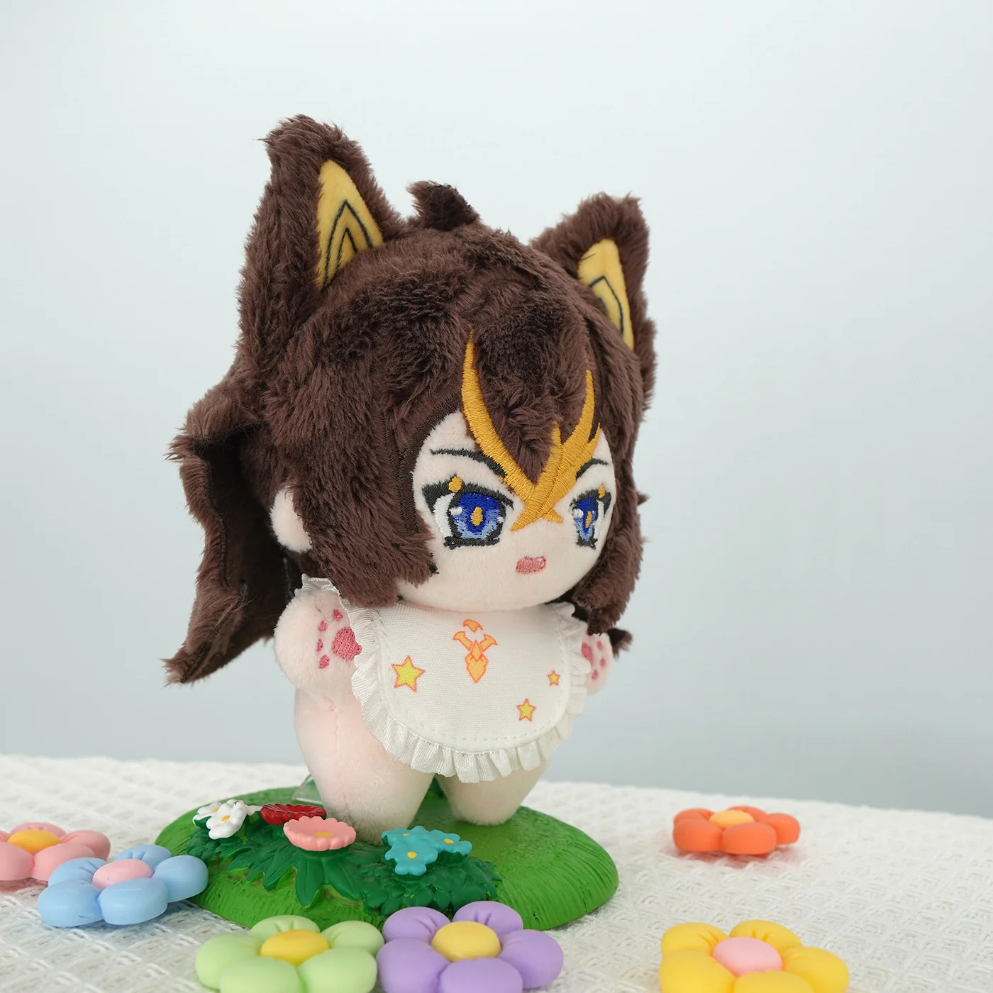 Smile House Fanart Plushie  Cute Plush Doll 12 CM  Erect Ears - Image 3