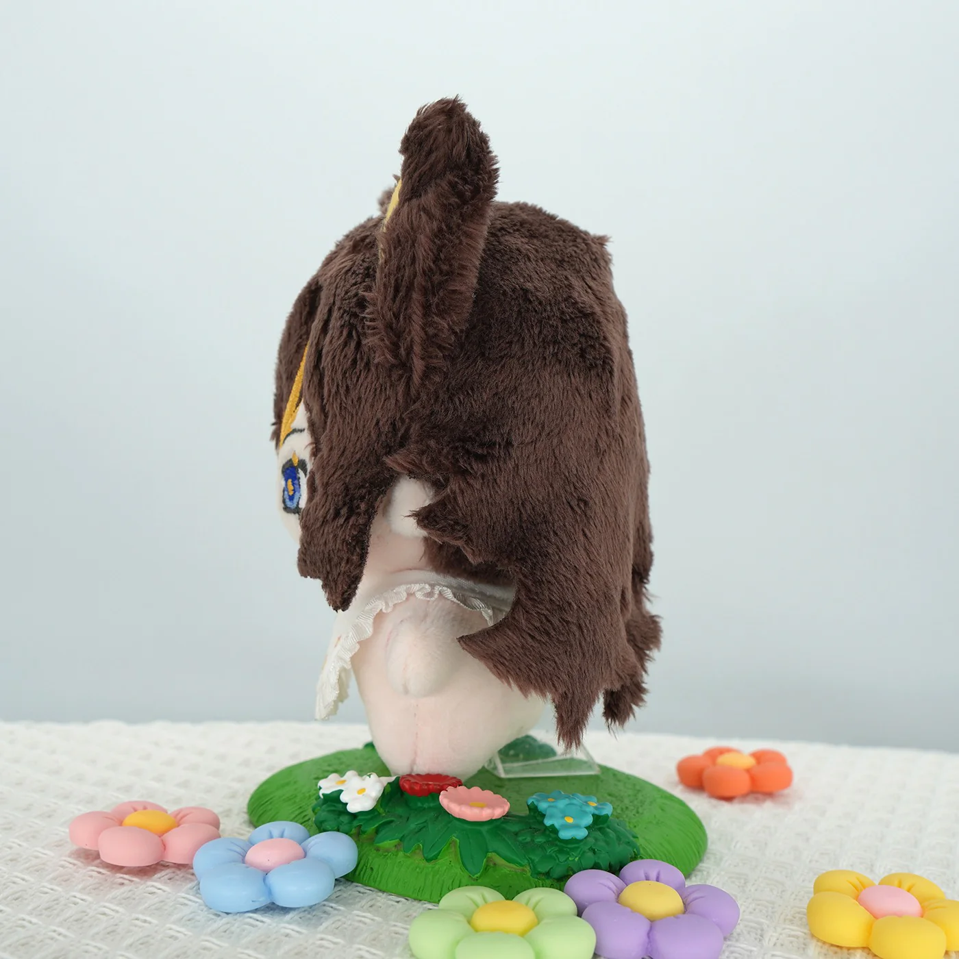 Smile House Fanart Plushie  Cute Plush Doll 12 CM  Erect Ears - Image 4