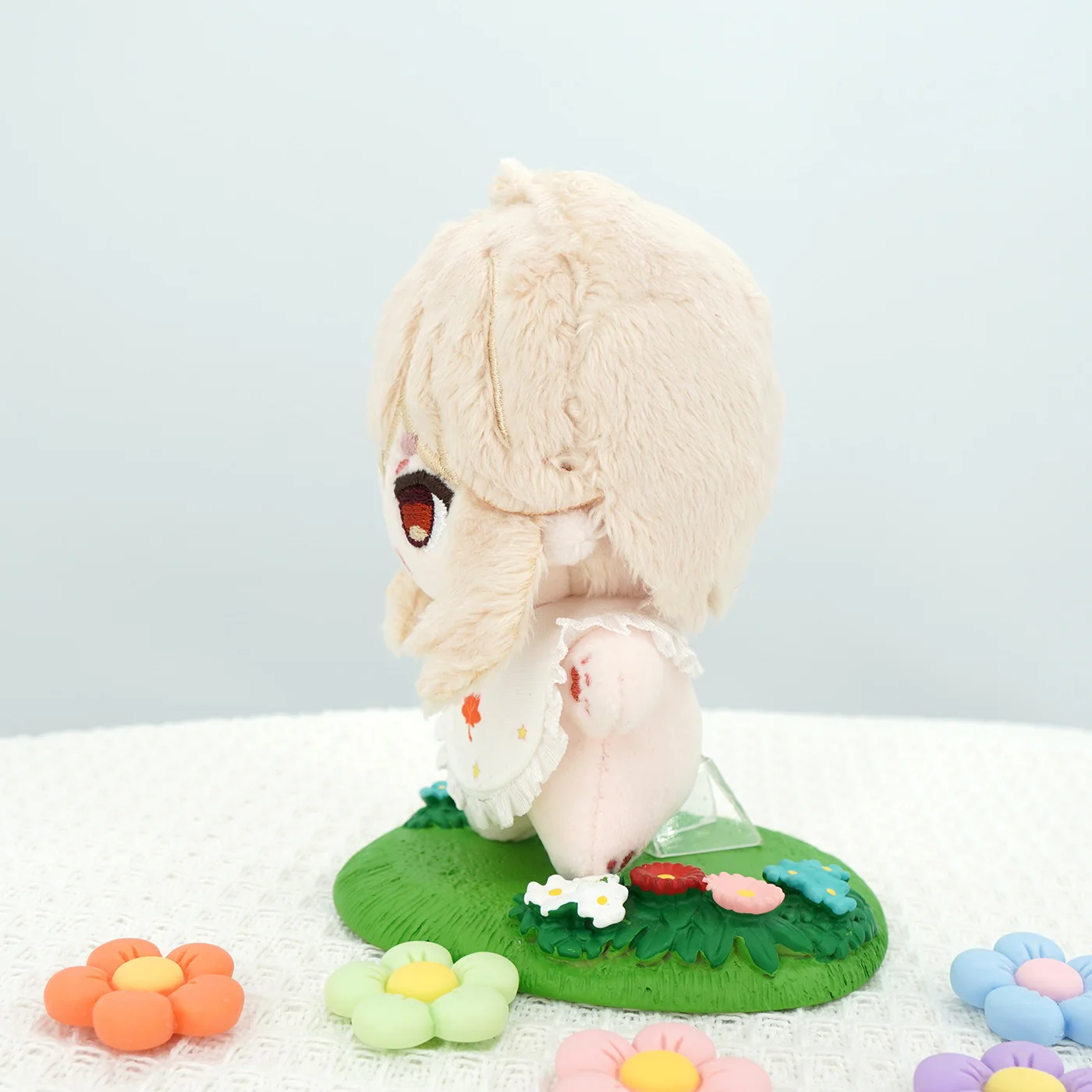 Smile House  Fanart Plushie  Cute Plush Doll 12 CM Pink Hair - Image 4