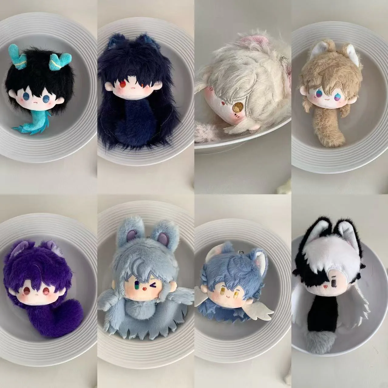 Smile House Fanart Plushie Tail Cute 12CM Plush Ball Doll - Image 3