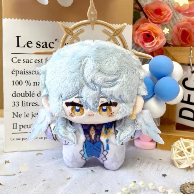 Smile House Fanart Plushies Blue White Hair Bother Sister HX Style 12CM Plush Doll - Image 2