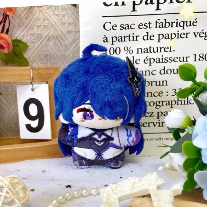 Smile House Fanart Plushies Blue White Hair Bother Sister HX Style 12CM Plush Doll - Image 4
